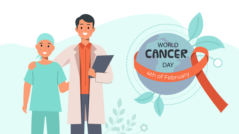 World Cancer Day Illustration