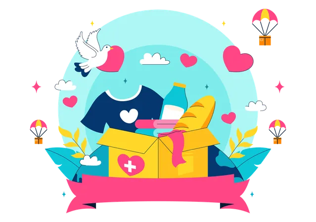 World charity day  Illustration