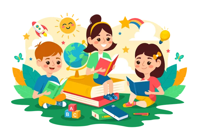 World Children Book Day  Illustration