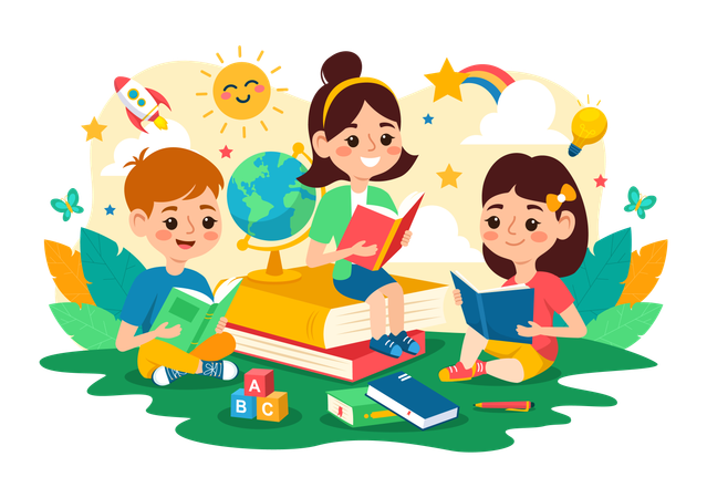 World Children Book Day  Illustration