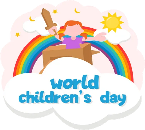 World Children's Day  Illustration
