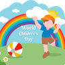 world childrens day illustration