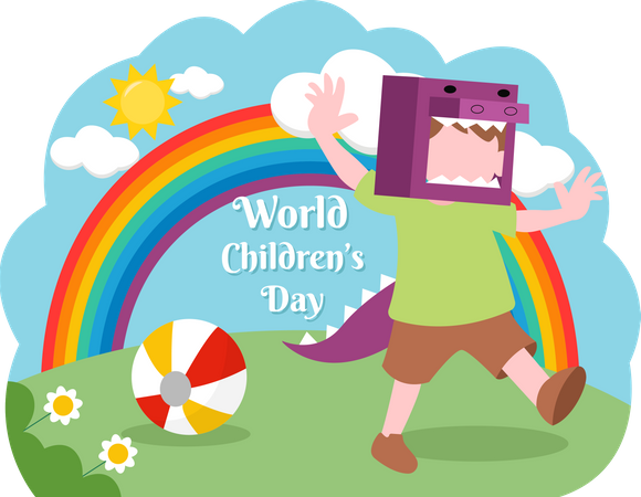 World Childrens Day  Illustration