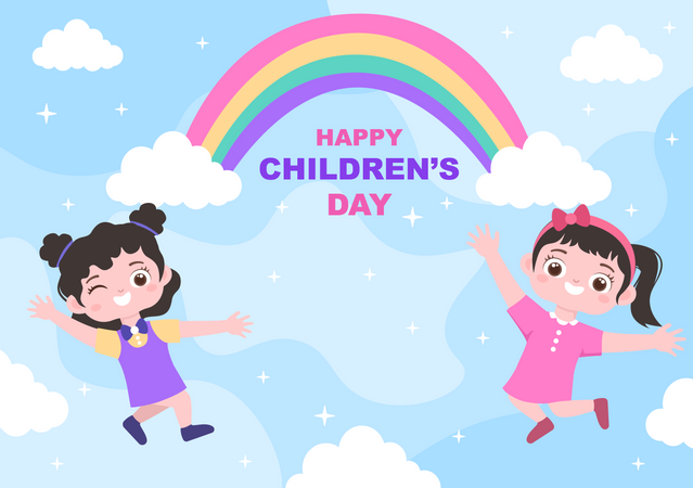 World Children's Day  Illustration