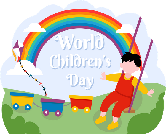 World Children's Day  Illustration