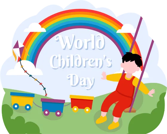 World Children's Day  Illustration