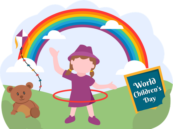 World Children's Day  Illustration