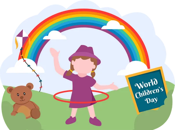 World Children's Day  Illustration