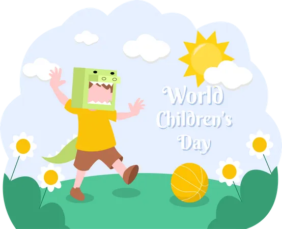 World Children's Day  Illustration