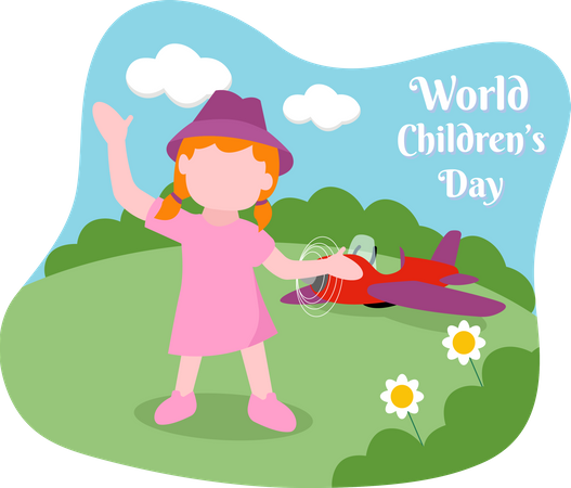 World Childrens Day  Illustration