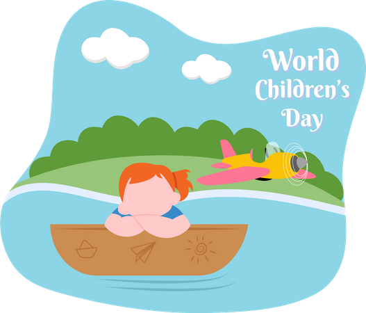 World Childrens Day  Illustration