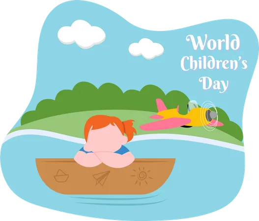 World Childrens Day  Illustration