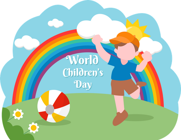 World Childrens Day  Illustration