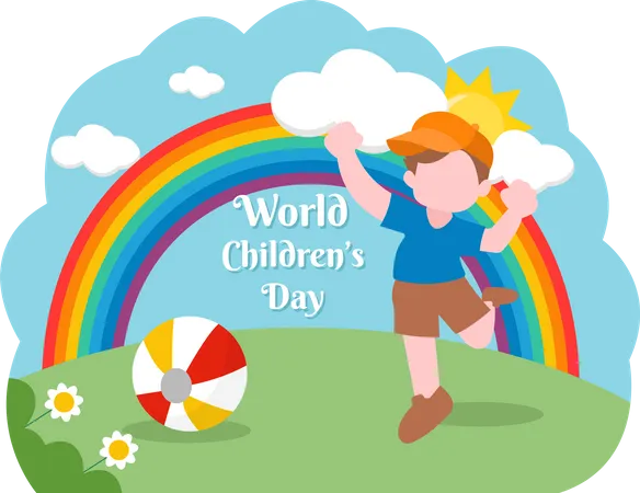 World Childrens Day  Illustration