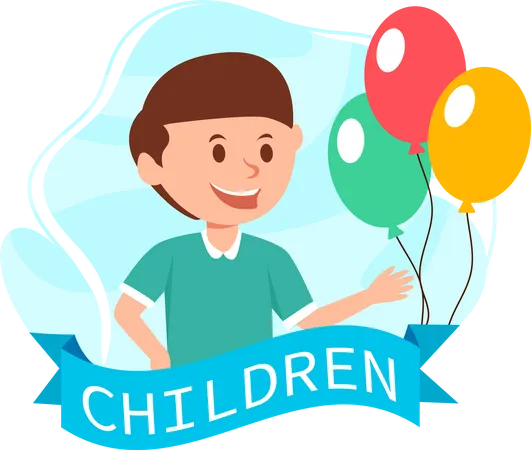 World Children's Day  Illustration