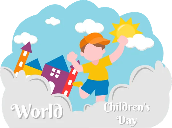 World Children's Day  Illustration