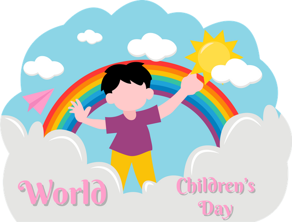 World Children's Day  Illustration