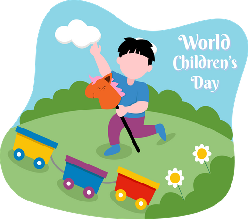 World Childrens Day  Illustration