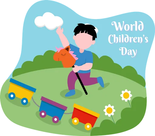 World Childrens Day  Illustration