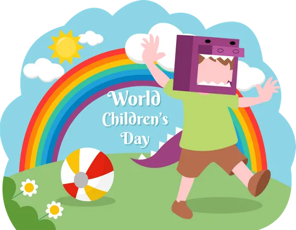 World Childrens Day  Illustration