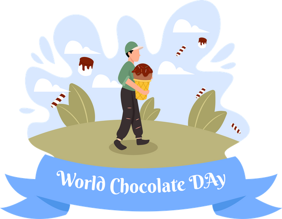 World Chocolate Day  일러스트레이션