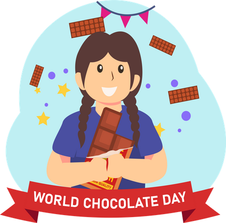 World Chocolate Day  Illustration