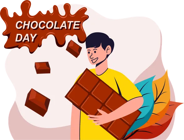 World Chocolate Day  Illustration