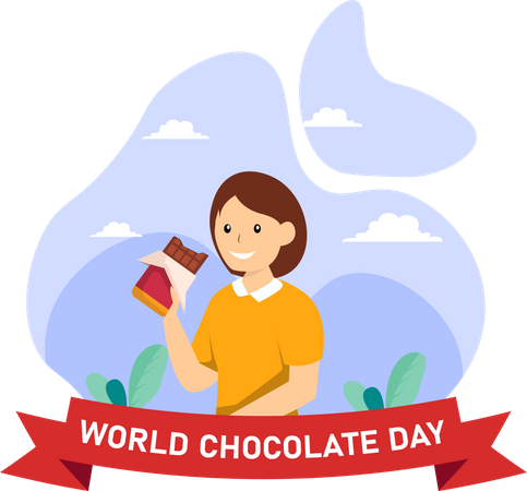 World Chocolate Day  Illustration