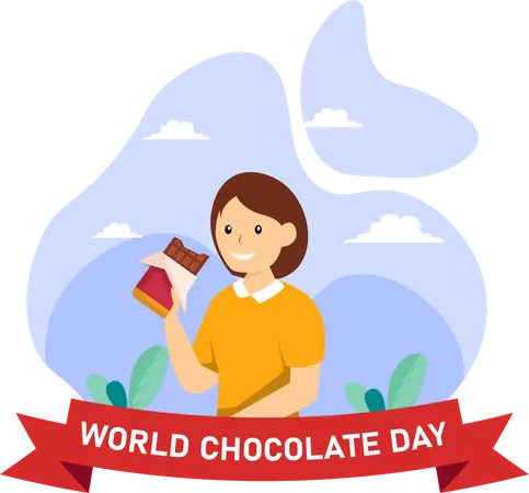 World Chocolate Day  Illustration