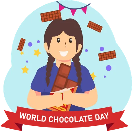 World Chocolate Day  Illustration