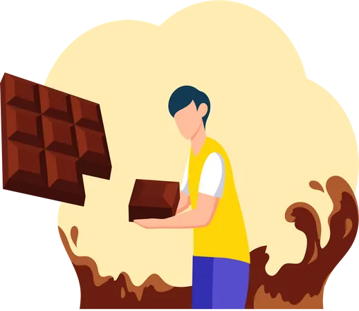 World Chocolate Day  Illustration