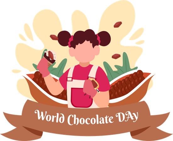 World Chocolate Day  Illustration