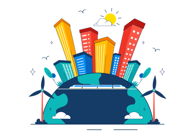 World Cities Day  Illustration