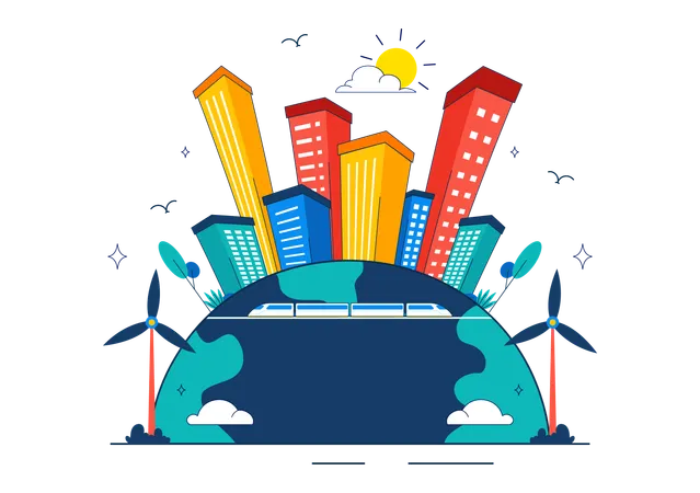 World Cities Day  Illustration