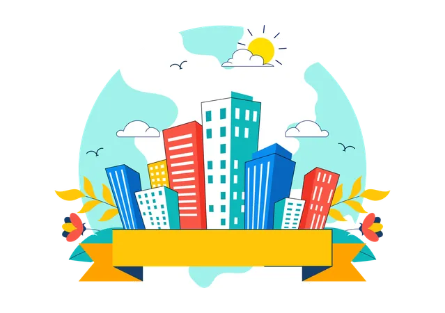World Cities Day  Illustration