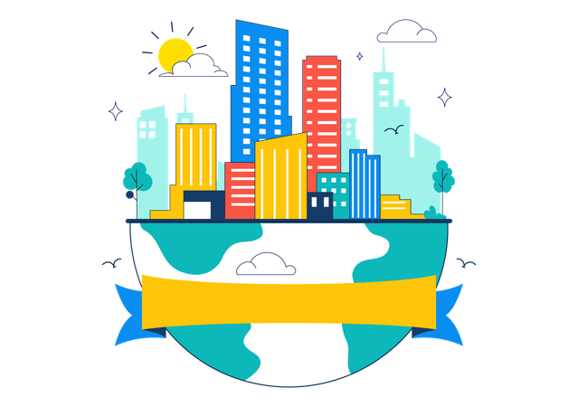 World Cities Day  Illustration