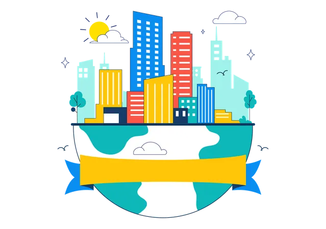 World Cities Day  Illustration