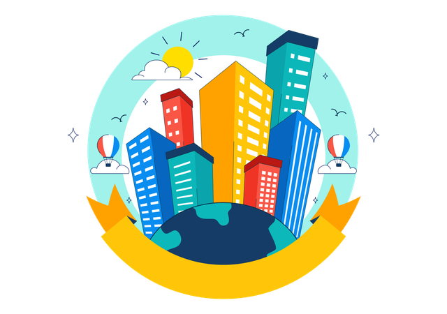 World Cities Day  Illustration