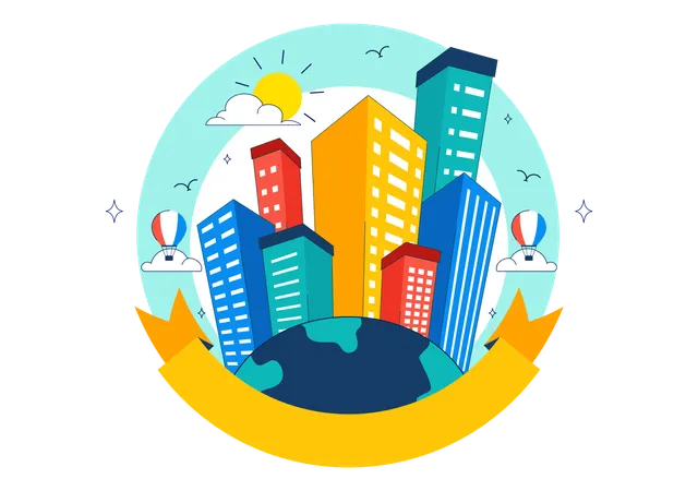 World Cities Day  Illustration