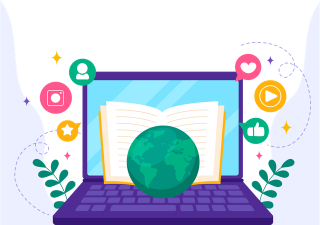 World Computer Literacy Day  Illustration