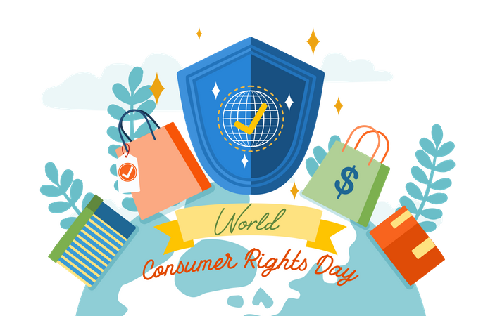 World consumer rights day  Illustration