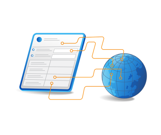 World Data Charging Network  Illustration