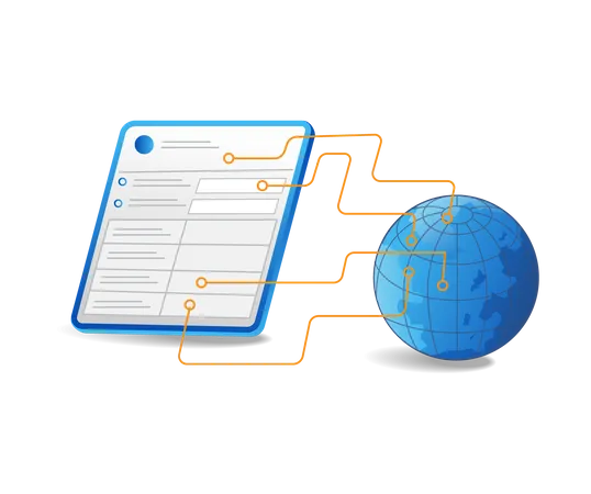 World Data Charging Network  Illustration