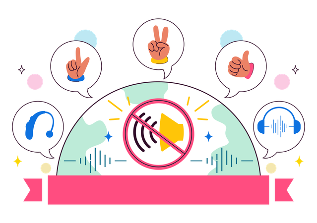 World Day of the Deaf  Illustration