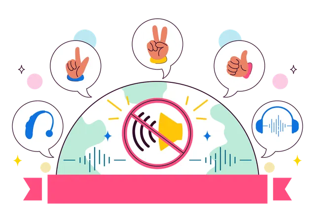World Day of the Deaf  Illustration