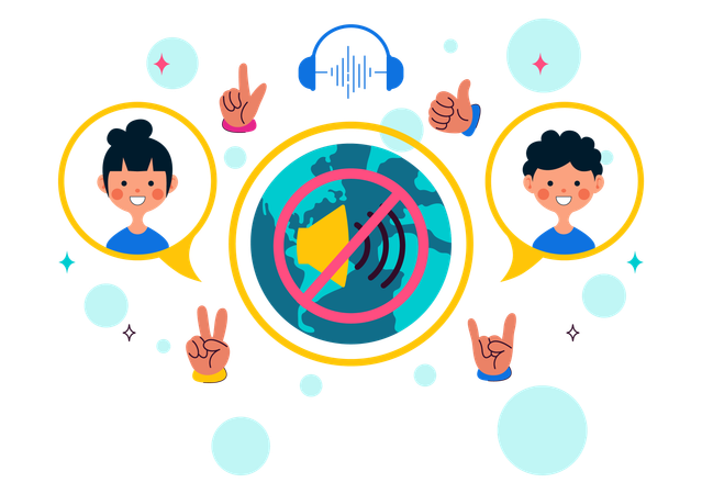 World Day of the Deaf  Illustration