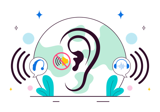World Day of the Deaf  Illustration