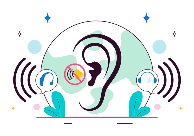 World Day of the Deaf  Illustration