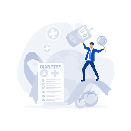 World diabetes day  Illustration