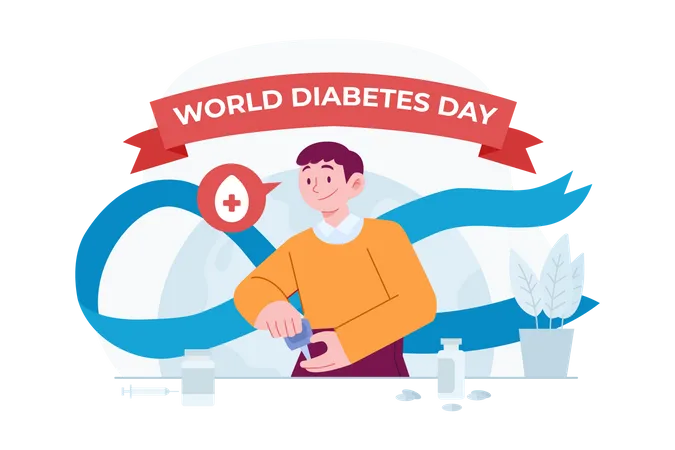 World Diabetes day  Illustration